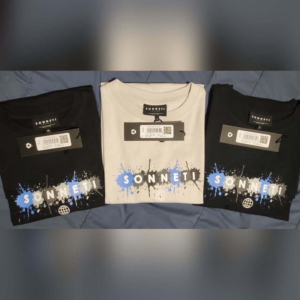 Sonneti London 2 for$29, 100% Cotton T-Shirt Bundle! New w/Original Tags!